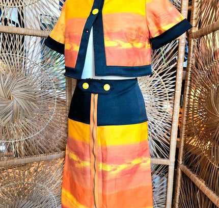Vintage 60s / 70s Cropped 2 - Piece Suit - Yatva