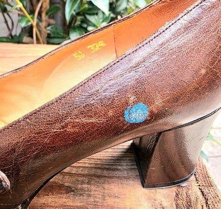 Vintage 60's / 70's Deadstock Brand New Tout Paris Heel Shoes - Yatva