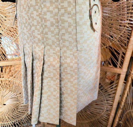 Vintage 60s / 70s Eural Pleated Mini Skirt - Yatva