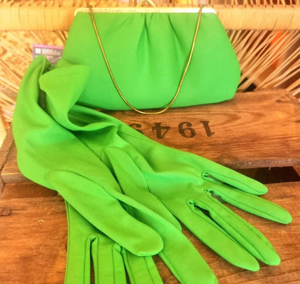 Vintage 60´s / 70´s Handbag and gloves Set - Yatva