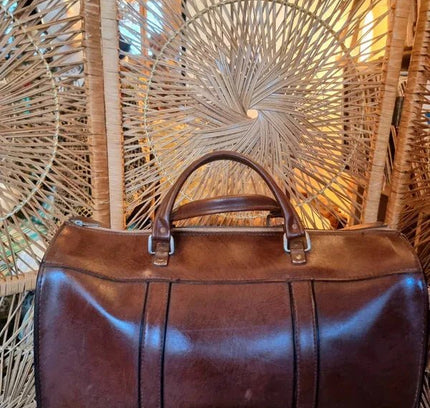 Vintage 60's / 70's Holdall Weekend Bag - Yatva