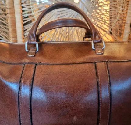 Vintage 60's / 70's Holdall Weekend Bag - Yatva