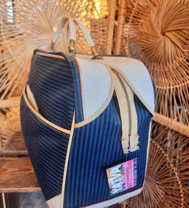 Vintage 60's / 70's Holdall Weekend Bag - Yatva