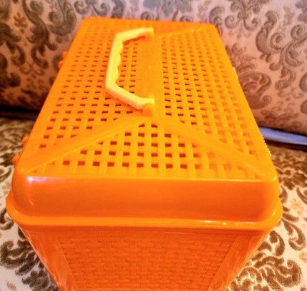 Vintage 60's / 70's Lega Mople Storage Basket - Yatva