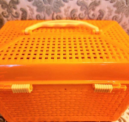 Vintage 60's / 70's Lega Mople Storage Basket - Yatva