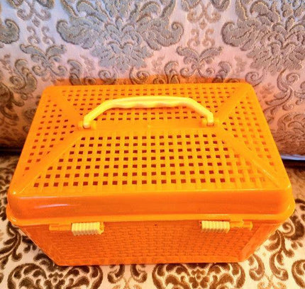 Vintage 60's / 70's Lega Mople Storage Basket - Yatva