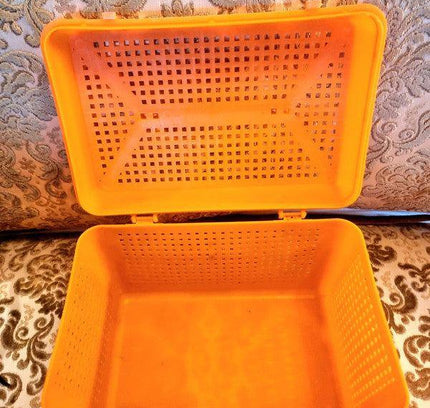 Vintage 60's / 70's Lega Mople Storage Basket - Yatva