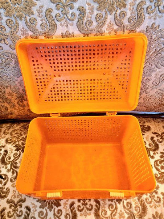 Vintage 60's / 70's Lega Mople Storage Basket - Yatva