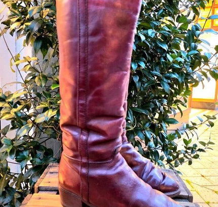 Vintage 60´s / 70´s MOD - 8 Leather Boots - Yatva