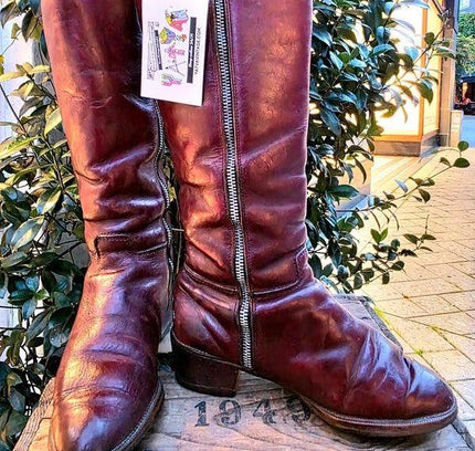 Vintage 60´s / 70´s MOD - 8 Leather Boots - Yatva