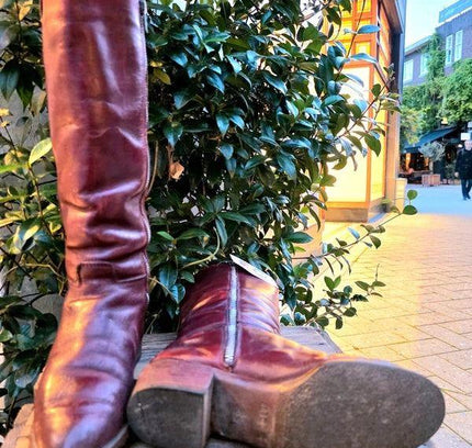 Vintage 60´s / 70´s MOD - 8 Leather Boots - Yatva