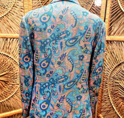 Vintage 60's / 70s Paisley Psychedelic Jacket - Yatva