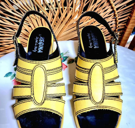 Vintage 60s / 70s Regina Sandal shoes - Yatva