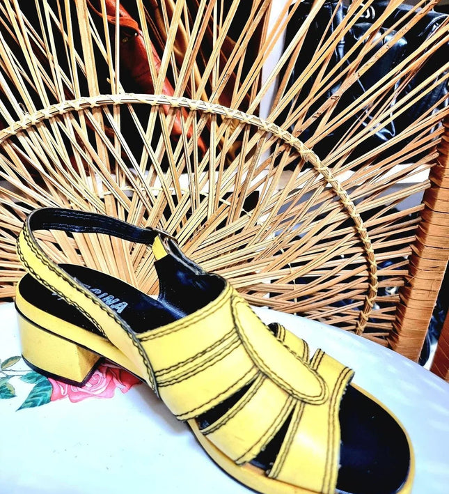 Vintage 60s / 70s Regina Sandal shoes - Yatva