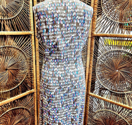 Vintage 60's / 70's Sacatter Model Dress - Yatva