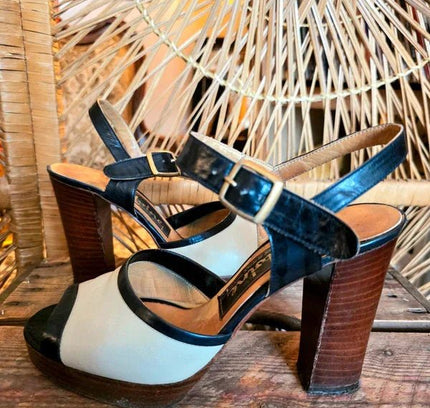 Vintage 60's/ 70's Sandal Shoes - Yatva