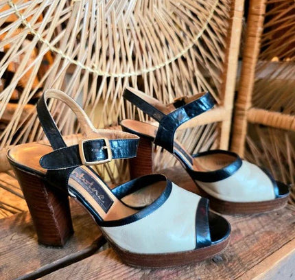 Vintage 60's/ 70's Sandal Shoes - Yatva