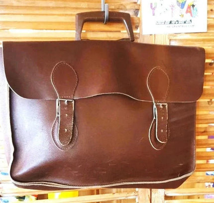 Vintage 60's / 70's School Bag / Briefcase - Yatva