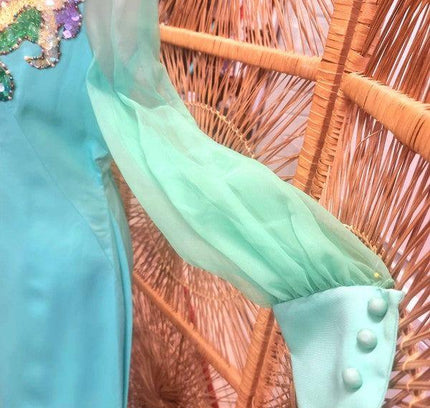 Vintage 60s/ 70s Sequin Maxi Dress - Yatva