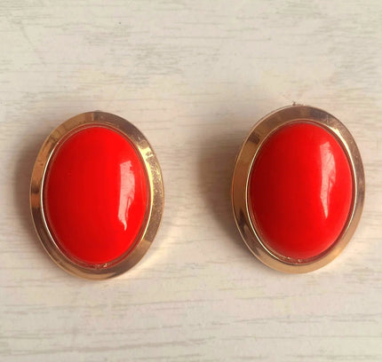 Vintage 60's Clip - Ons Earrings - Yatva