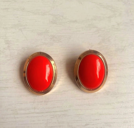 Vintage 60's Clip - Ons Earrings - Yatva