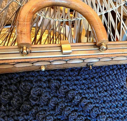 Vintage 60's Crochet Handbag - Yatva