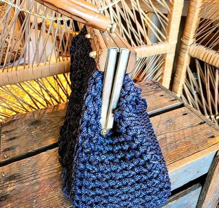 Vintage 60's Crochet Handbag - Yatva