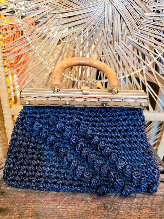 Vintage 60's Crochet Handbag - Yatva