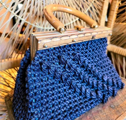 Vintage 60's Crochet Handbag - Yatva