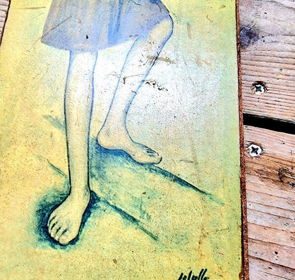 Vintage 60's Gypsy Girl Art Prints Signed by Jolylle - Yatva