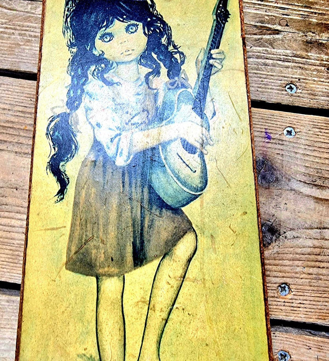 Vintage 60's Gypsy Girl Art Prints Signed by Jolylle - Yatva