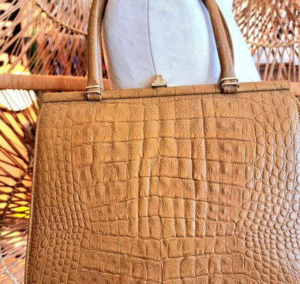Vintage 60´s Leather Hand Bag - Yatva