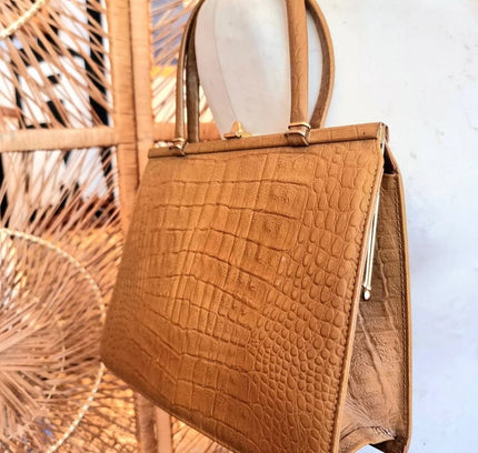 Vintage 60´s Leather Hand Bag - Yatva