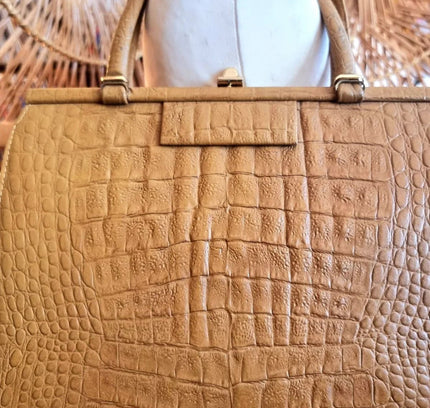 Vintage 60´s Leather Hand Bag - Yatva