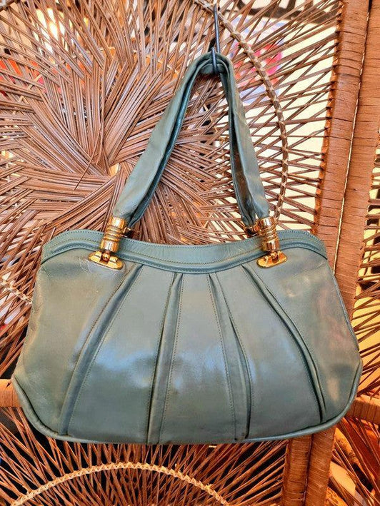 Vintage 60's Leather Hand Bag - Yatva