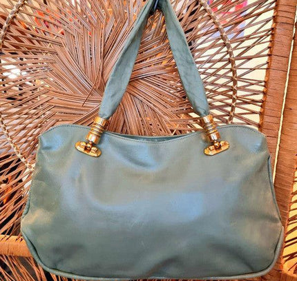 Vintage 60's Leather Hand Bag - Yatva