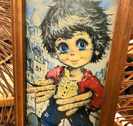 Vintage 60's Michel Thomas Framed Print - Yatva