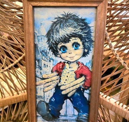 Vintage 60's Michel Thomas Framed Print - Yatva