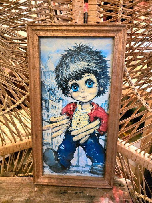 Vintage 60's Michel Thomas Framed Print - Yatva
