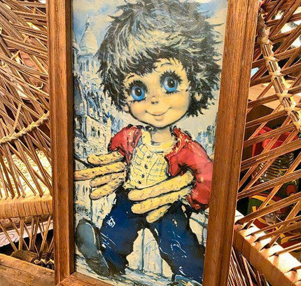 Vintage 60's Michel Thomas Framed Print - Yatva