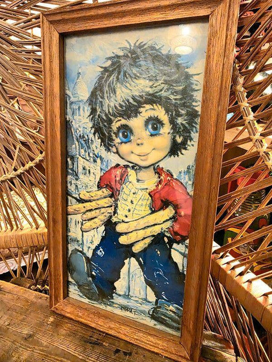 Vintage 60's Michel Thomas Framed Print - Yatva