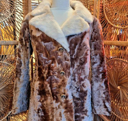 Vintage 60's Pelzhaus Leder & Janda Coat - Yatva
