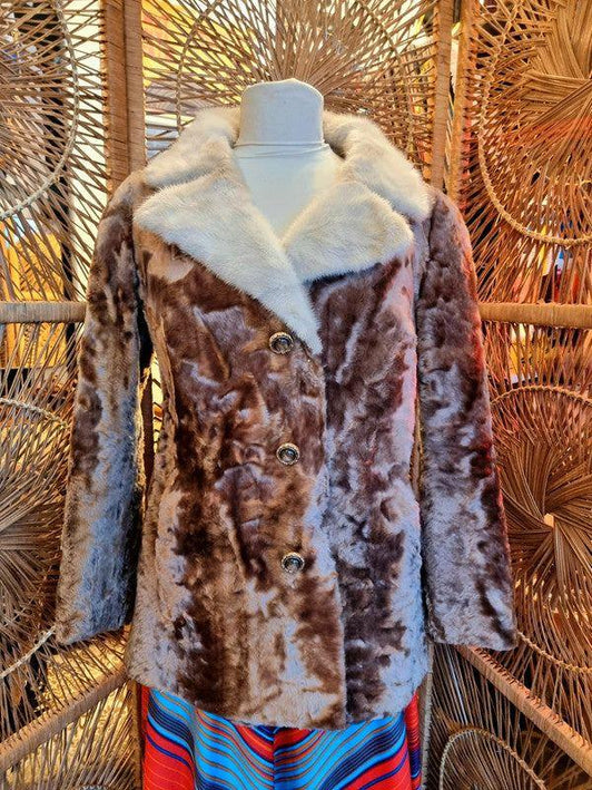 Vintage 60's Pelzhaus Leder & Janda Coat - Yatva