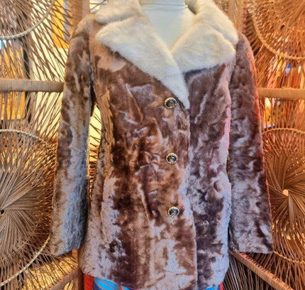 Vintage 60's Pelzhaus Leder & Janda Coat - Yatva