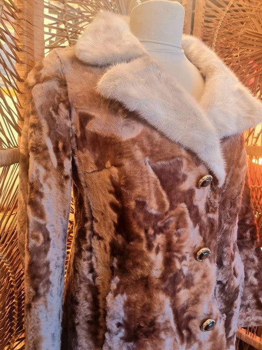 Vintage 60's Pelzhaus Leder & Janda Coat - Yatva
