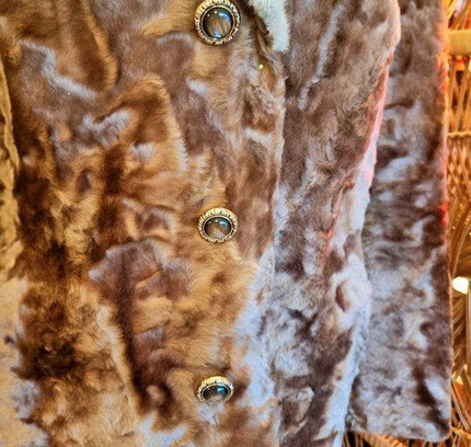 Vintage 60's Pelzhaus Leder & Janda Coat - Yatva