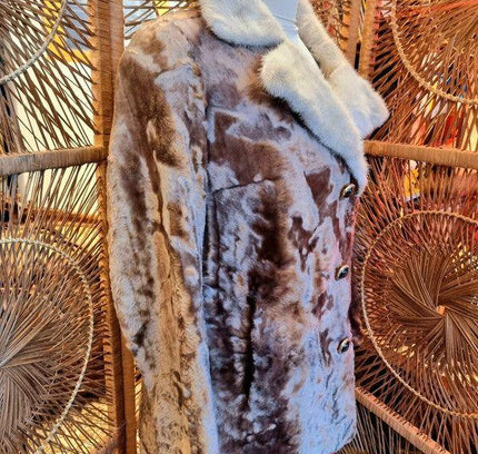 Vintage 60's Pelzhaus Leder & Janda Coat - Yatva