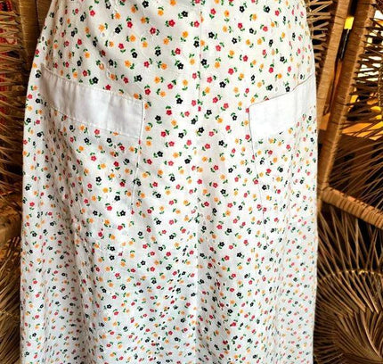 Vintage 60's Pinafore Apron Dress - Yatva