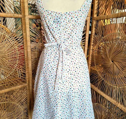 Vintage 60's Pinafore Apron Dress - Yatva