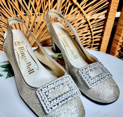 Vintage 60's Ringo Bell Slingback Shoes - Yatva